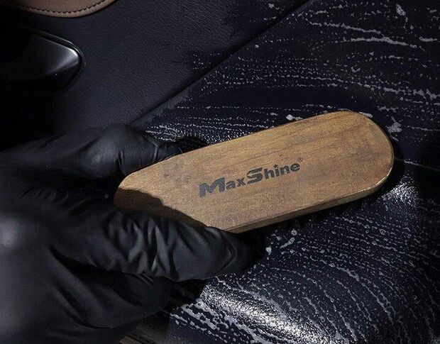 MaxShine Leather Cleaning Brush - Щітка нейлонова для чищення шкіри