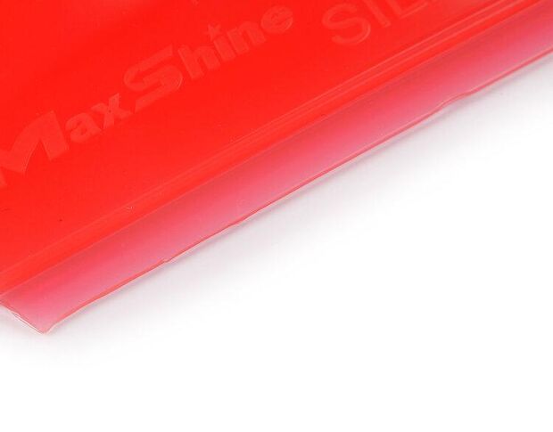 MaxShine Silicone Water Blade Red - Стяжка силіконова для згону води