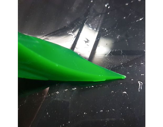 Softline Green Turbo Squeegee - Вигонка зелена м'яка 13 cm