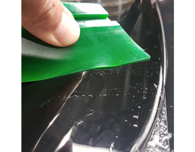 Softline Green Turbo Squeegee - Вигонка зелена м'яка 13 cm