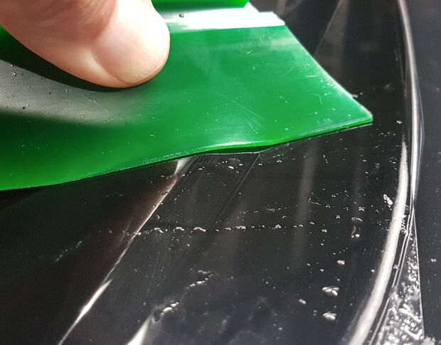 Softline Green Turbo Squeegee - Вигонка зелена м'яка 13 cm