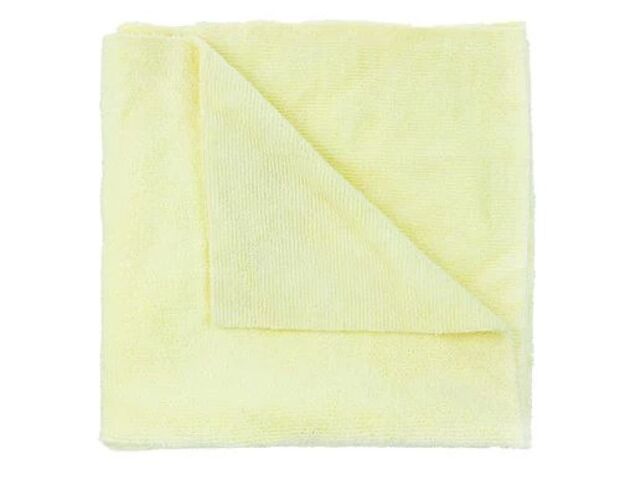 CDL Microfiber Micro Light Towel - Мікрофібра без оверлока жовта 40 х 40 cm
