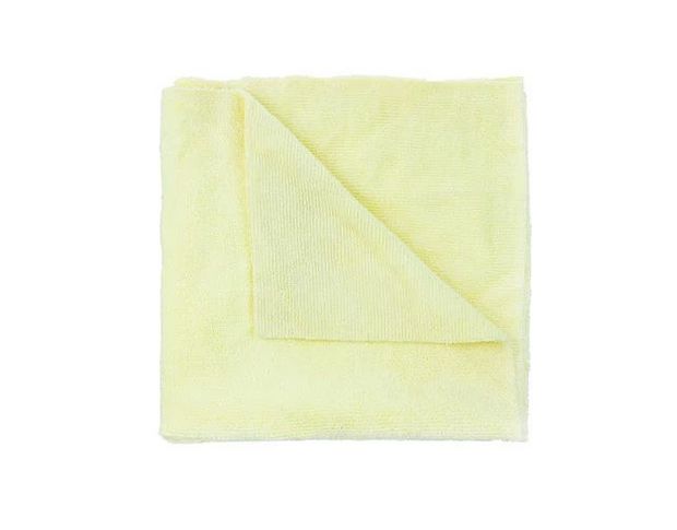 CDL Microfiber Micro Light Towel - Мікрофібра без оверлока жовта 40 х 40 cm