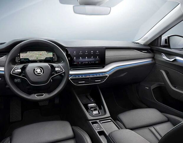 Викрійка для салону SKODA OCTAVIA A8 2020 (автоматична коробка)