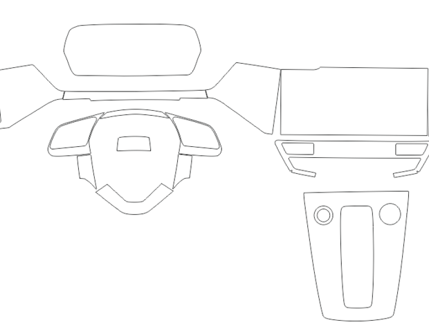 Викрійка для салону AUDI A3 2021