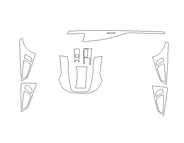 Викрійка для салону AUDI A7 2016