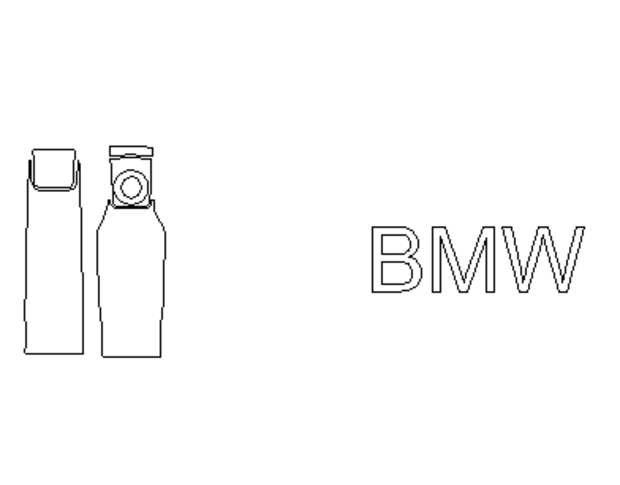 Викрійка для ключа BMW