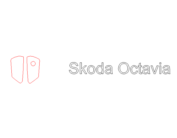 Викрійка для ключа SKODA OCTAVIA