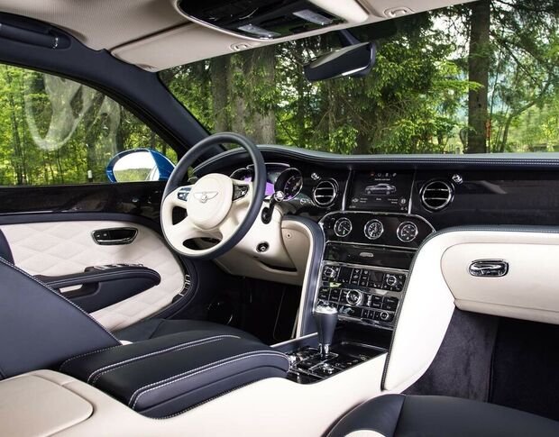 Выкройка для салона BENTLEY MULSANNE L 2017