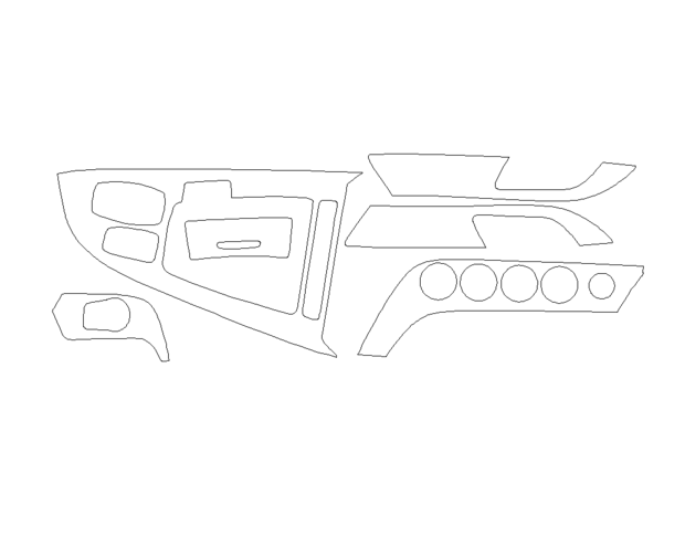Комплект викрійок для салону BMW Z4 2015