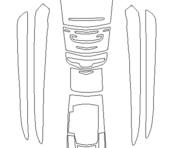 Комплект викрійок для салону CADILLAC SRX 2013