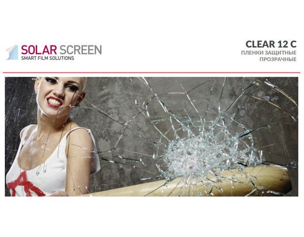 Solar Screen Clear 12 C 1.82 m