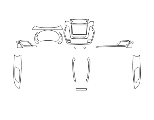 Комплект викрійок для салону CHEVROLET TRAVERSE 2018