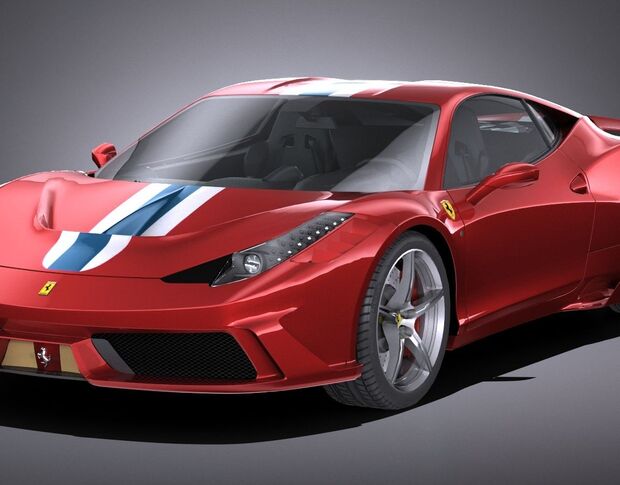 Комплект викрійок для салону FERRARI 458 SPECIALE 2014