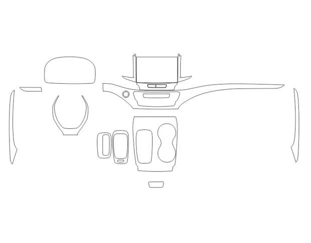 Комплект викрійок для салону HONDA PILOT 2018
