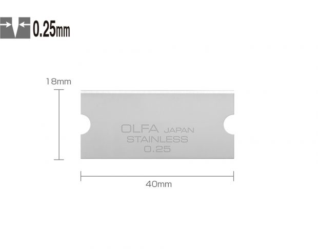 Леза для скребка OLFA GSB-1S 25 mm (30 шт.)