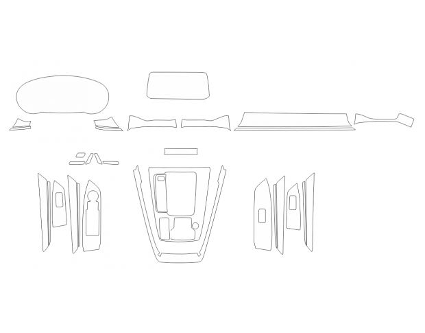 Комплект викрійок для салону MAZDA CX-8 2019