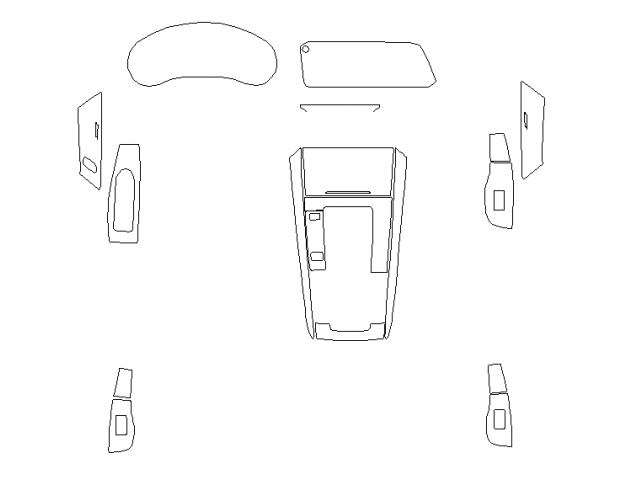 Комплект викрійок для салону MAZDA CX-30 2020