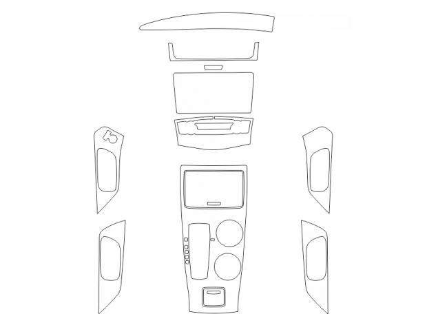Комплект викрійок для салону NISSAN TEANA 2016-2018