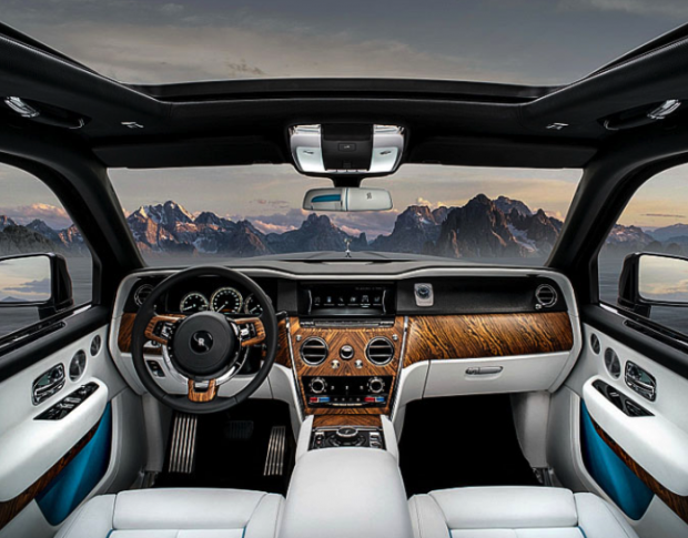Комплект выкроек для салона ROLLS-ROYCE CULLINAN 2018
