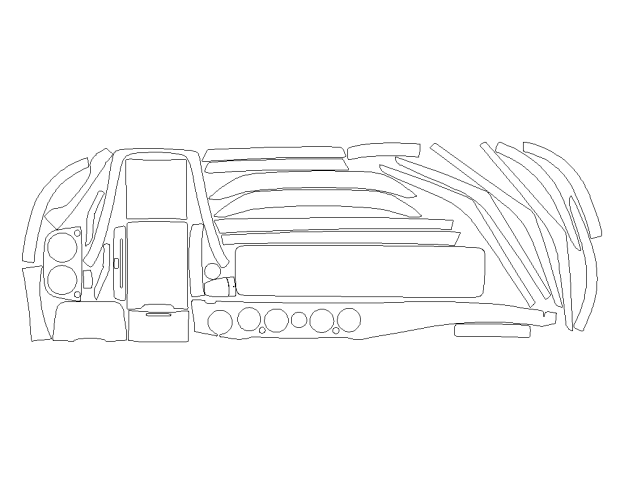 Комплект викрійок для салону MERCEDES-BENZ MAYBACH S680 2019