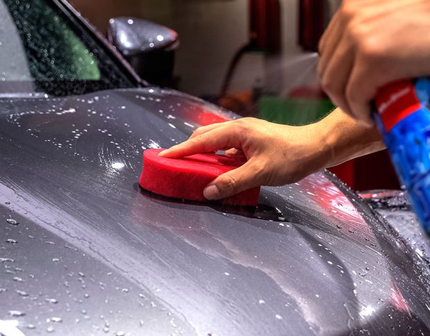 MaxShine Clay Sponge - Брусковий твердий автоскраб