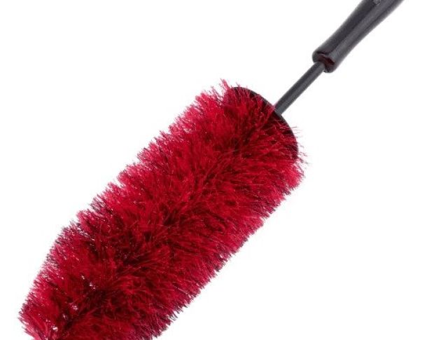 MaxShine Wool Wheel Brush Black/Red - Щетка шерстяная для мойки, 27 cm