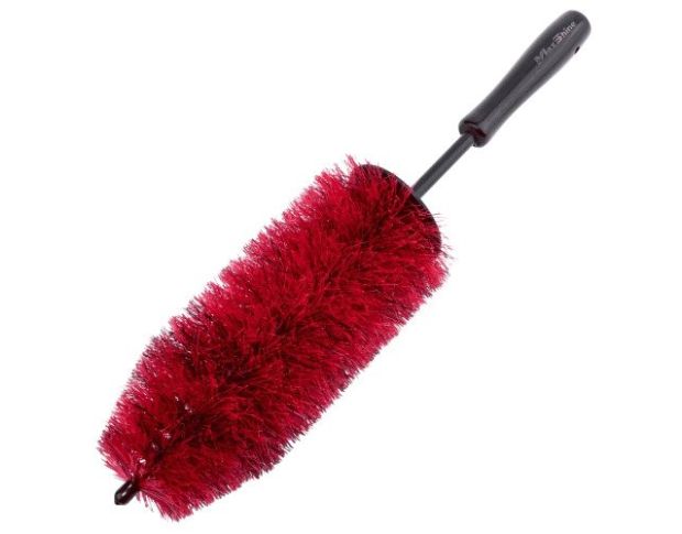 MaxShine Wool Wheel Brush Black/Red - Щетка шерстяная для мойки, 27 cm