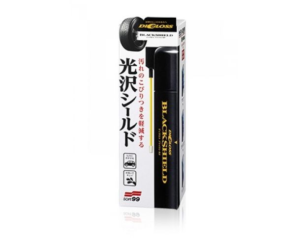 Soft99 Digloss Black Shield - Глянцеве покриття для шин та пластику, 420 ml