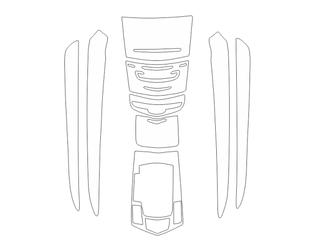 Комплект викрійок для салону CADILLAC SRX 2013-2016