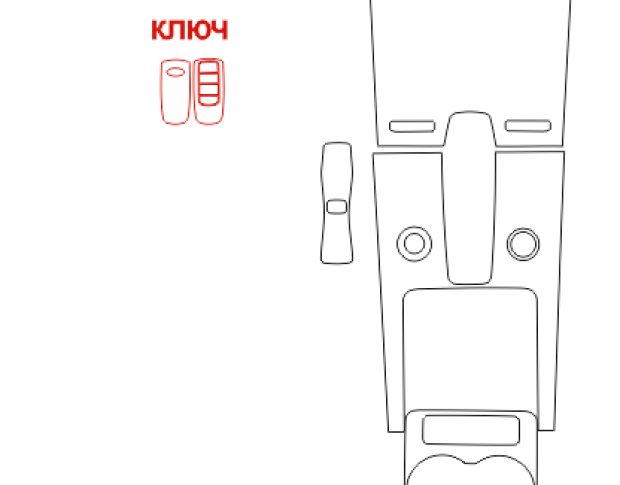 Комплект викрійок для салону CHERY TIGGO 8 PRO MAX 2022