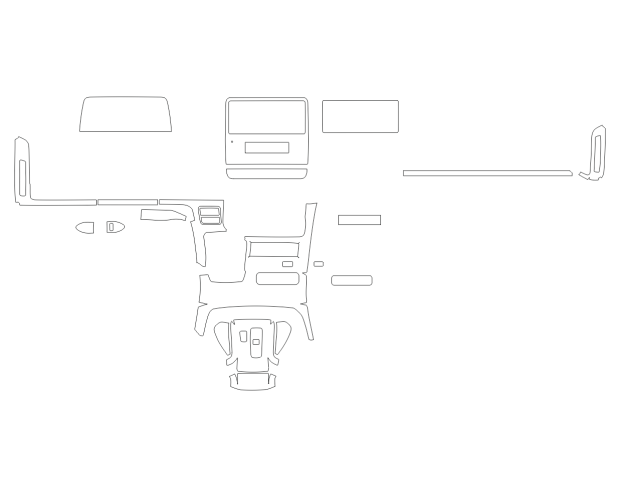 Комплект викрійок для салону HYUNDAI STARIA 2021