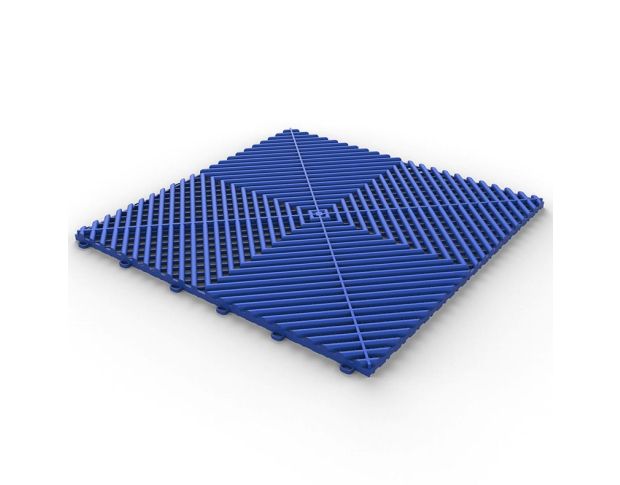 Floor Tile Vented Water Blue - Синя сітка модульної підлоги
