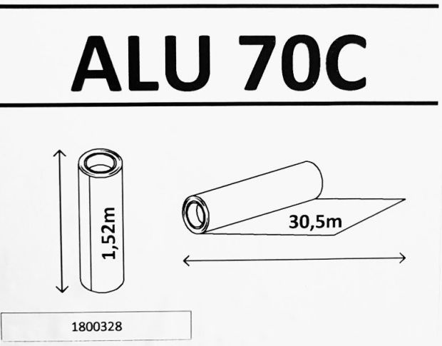 Solar Screen ALU 70 C 1.83 m