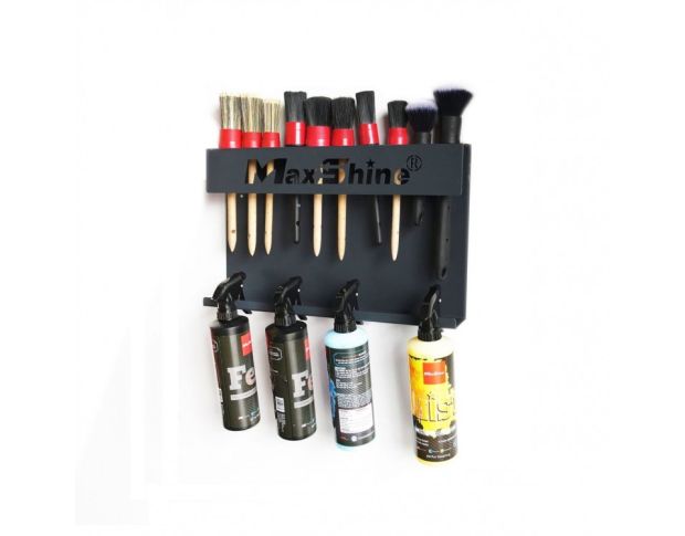 MaxShine Brush and Trigger Bottle Holder - Настінний тримач для щіток та ємностей