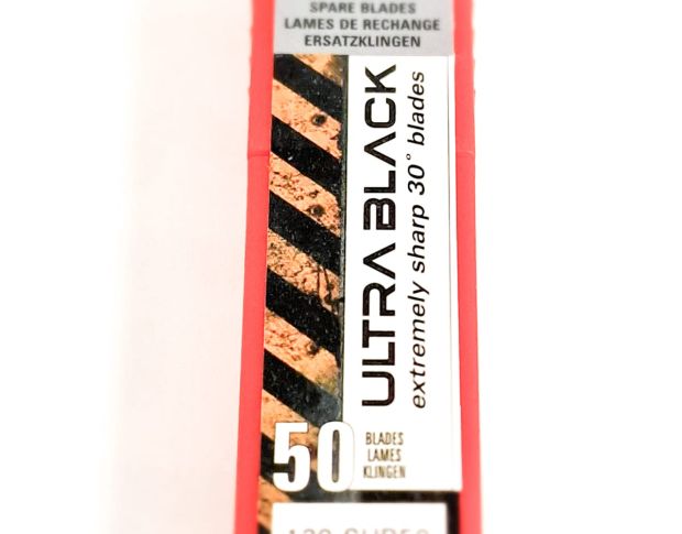 Сегментні леза SOTT ULTRA BLACK 30 Snap-Off Graphic Blades  (50 шт.)