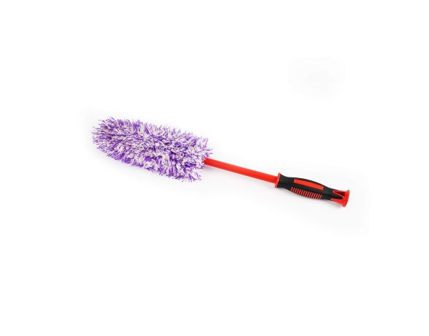 MaxShine Premium Flat Microfiber Wheel Brush with Replaceable Cover - Щітка для дисків