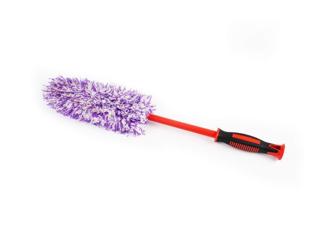 MaxShine Premium Flat Microfiber Wheel Brush with Replaceable Cover - Щітка для дисків