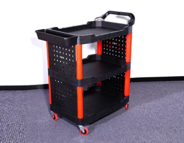 MaxShine 3-Tier Storage Utility Detailing Rolling Cart - Візок для детейлінгу