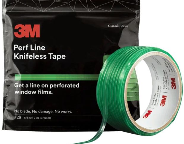 3М Knifeless Tape Perf Line - Стрічка різальна 6.4 mm x 50 m