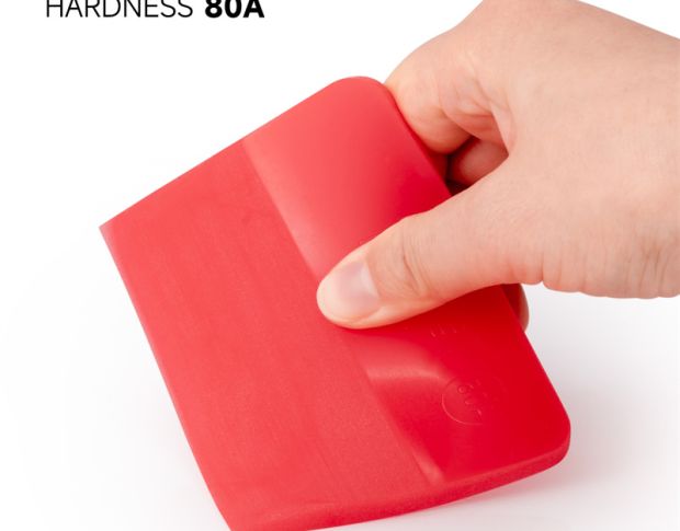 Foshio Red PPF Squeegee - Вигонка для плівки середньої жорсткості 10 cm