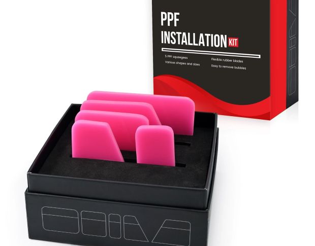Foshio Pink PPF Squeegee Set - Набір вигонок для плівки м'яких