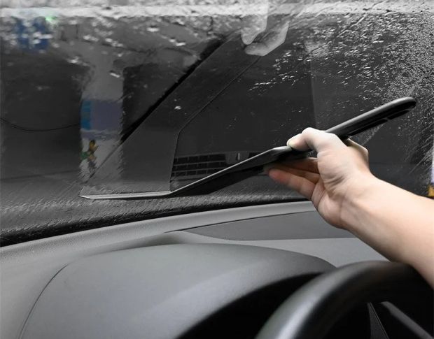 Foshio Window Tint Black Bulldozer Squeegee - Вигонка-бульдозер для роботи з плівкою