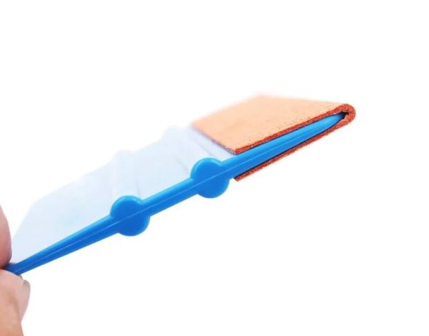 Foshio Squeegee With Suede Felt - Вигонка із замшевою насадкою