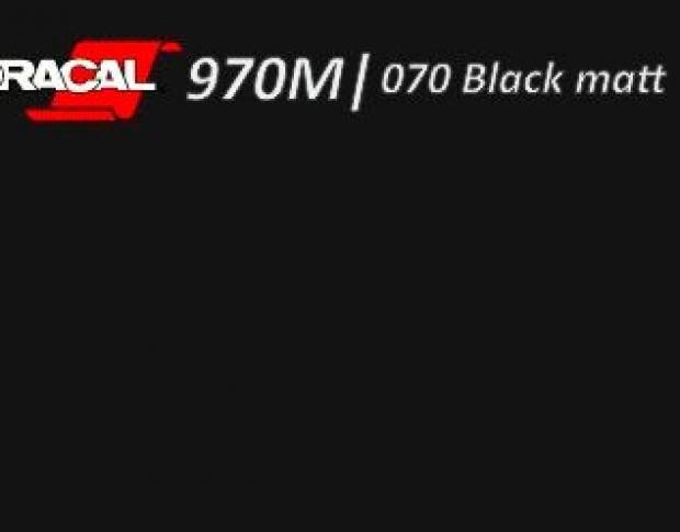 Oracal 970 Black Matt 070 1.524 m