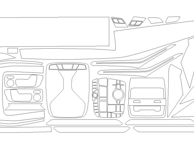 Комплект викрійок для салону BMW X5 2023 -