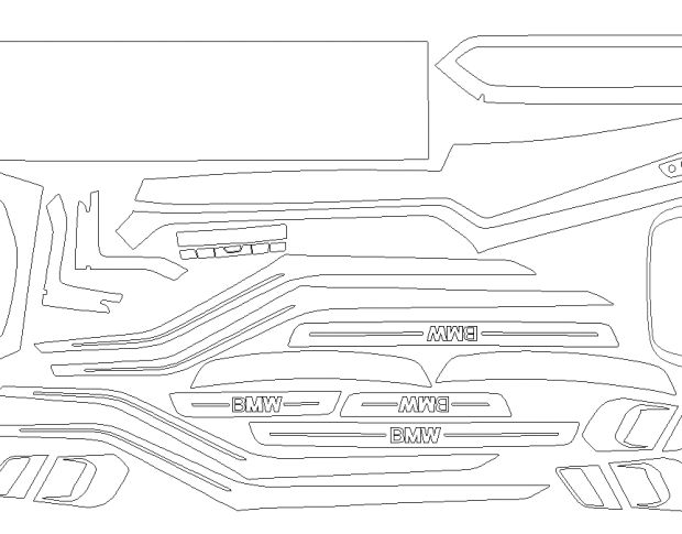 Комплект викрійок для салону BMW i3 2023 -