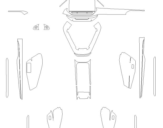 Викрійка для салону VOLKSWAGEN ID4 2023 -