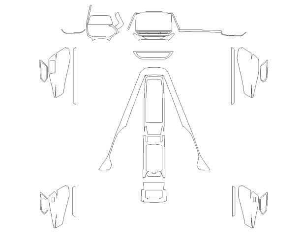 Викрійка для салону VOLKSWAGEN ID4 X 2023 -