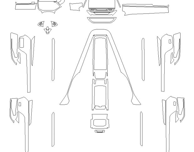 Викрійка для салону VOLKSWAGEN ID6 X 2023 -